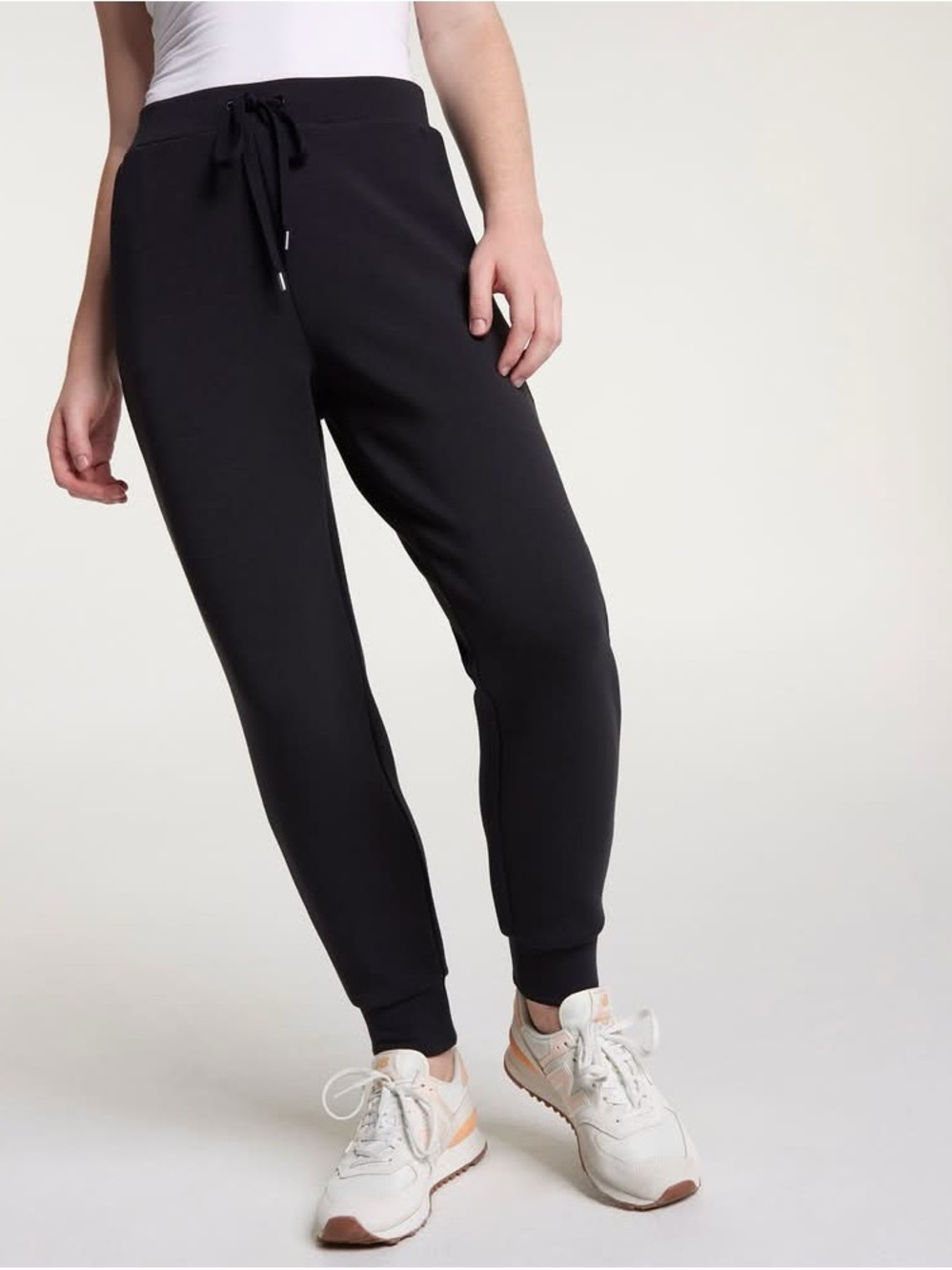 CALIA Women's Black Soft Scuba Joggers